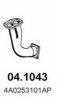 AUDI 4A0253101AP Exhaust Pipe